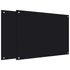 Kép 1/10 - vidaXL 2 db fekete edzett üveg konyhai fröccsenésgátló 80 x 60 cm