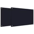 Kép 1/8 - vidaXL Konyhai fröccsenésgátló 2 pcs Fekete 90 x 60 cm edzett üveg