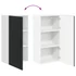 Kép 10/10 - Konyhaszekrény Fekete 50 x 31 x 100 cm