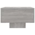 Kép 5/9 - Szürke sonoma dohányzóasztal 100x49,5x31 cm