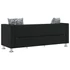 Kép 9/11 - Fekete 3-személyes és 2-személyes műbőr kanapészett