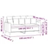 Kép 8/8 - Kétszemélyes Rózsaszín bársony kanapé 158 x 77 x 80 cm