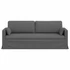 Kép 4/10 - Kanapé Sötétszürke 198 x 78 x 80 cm szövet