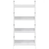 Kép 5/11 - 4 szintes fehér könyvespolc 60 x 27,6 x 124,5 cm