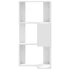 Kép 4/10 - 3 szintes fehér sarok könyvespolc 50 x 50 x 102 cm
