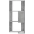 Kép 4/10 - 3 szintes betonszürke sarok könyvespolc 50x50x102 cm