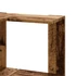 Kép 7/10 - 3 szintes antik fa sarok könyvespolc 50 x 50 x 102cm