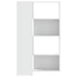 Kép 5/11 - 4 szintes fehér sarok könyvespolc 85 x 85 x 140 cm