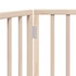 Kép 8/9 - Összecsukható kutyakapu 2 panellel, nyárfa, 160 cm