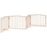 Kép 6/10 - Nyárfa 4 paneles összecsukható kutyakapu ajtóval 320 cm