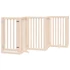 Kép 4/11 - Nyárfa 12 paneles összecsukható kutyakapu ajtóval 600 cm