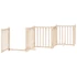 Kép 5/11 - Nyárfa 15 paneles összecsukható kutyakapu ajtóval 750 cm