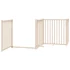 Kép 5/11 - Nyárfa 6 paneles összecsukható kutyakapu ajtóval 480 cm