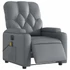 Kép 3/11 - Szürke műbőr elektromos dönthető masszázsfotel